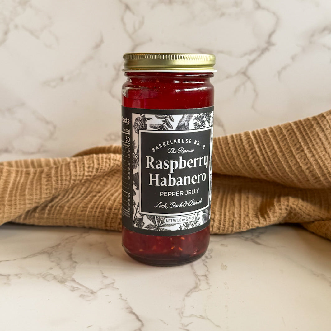 Raspberry Habanero Pepper Jelly