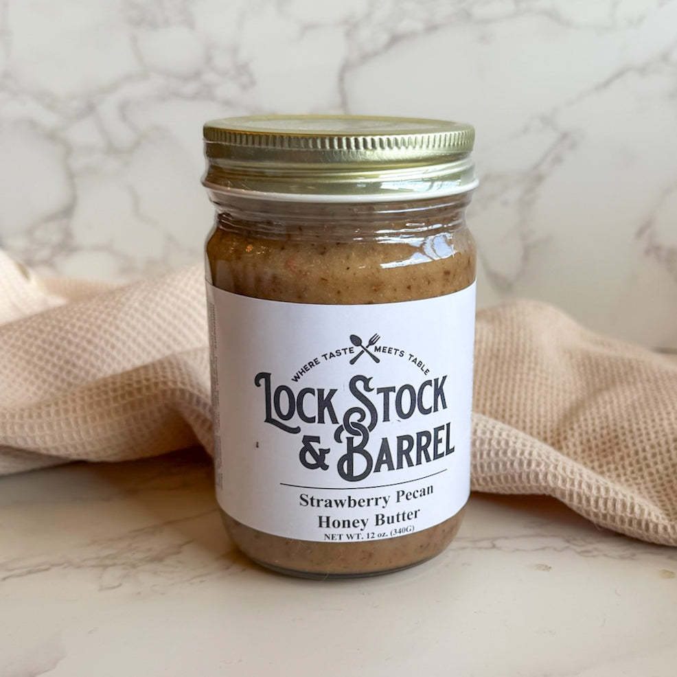 Strawberry Pecan Honey Butter