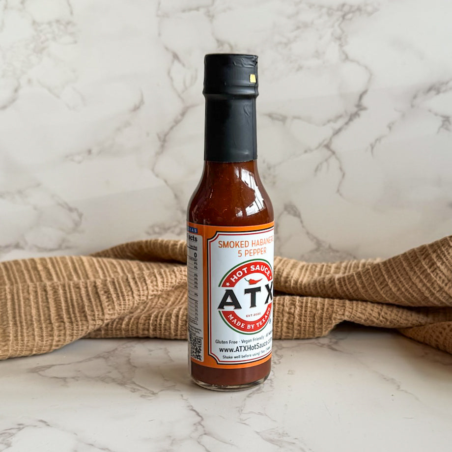 Smoked Habanero 5 Pepper Hot Sauce