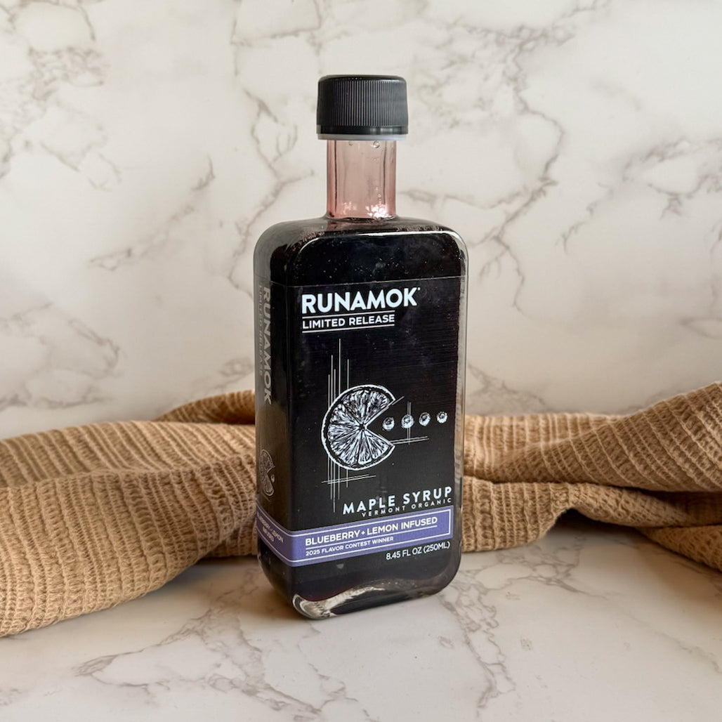 Blueberry + Lemon Infused Maple Syrup