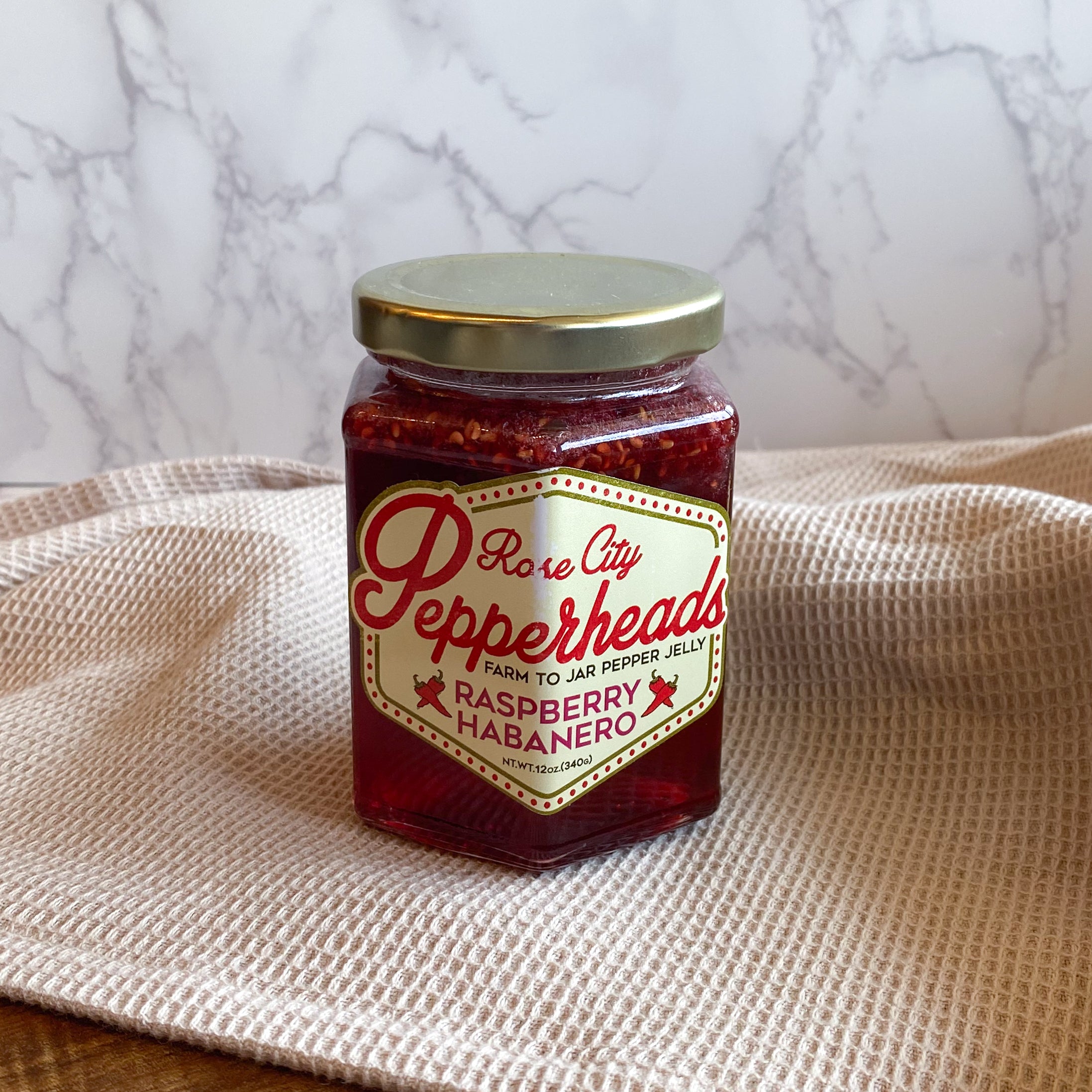 Raspberry Habanero Pepper Jelly 12 oz.