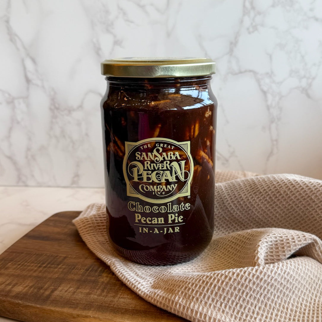 Chocolate Pecan Pie in a Jar