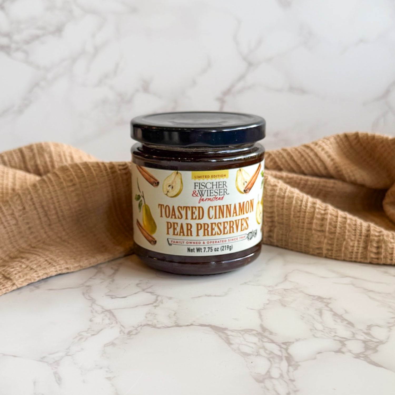 Toasted Cinnamon Pear Preserves