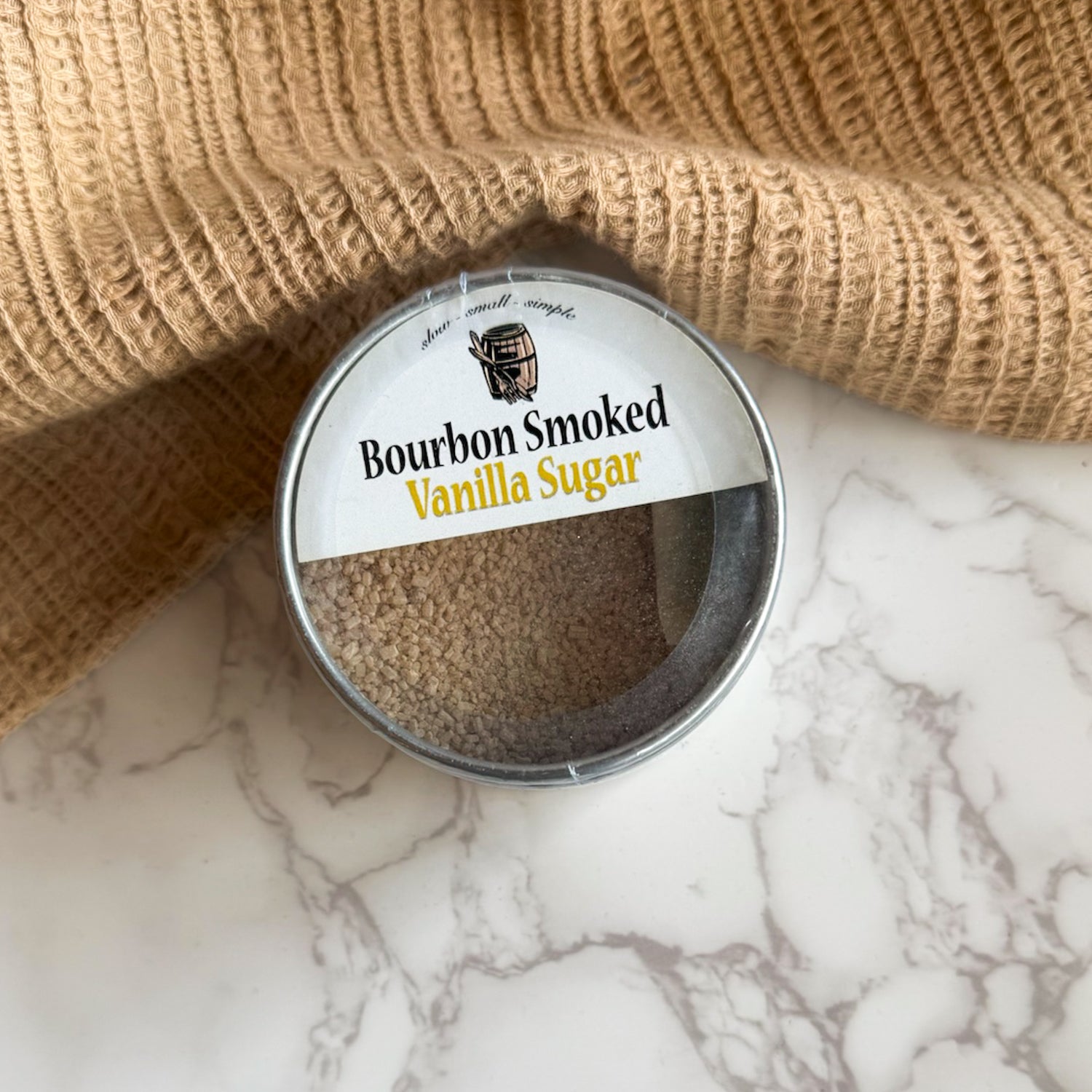 Bourbon Smoked Vanilla Sugar