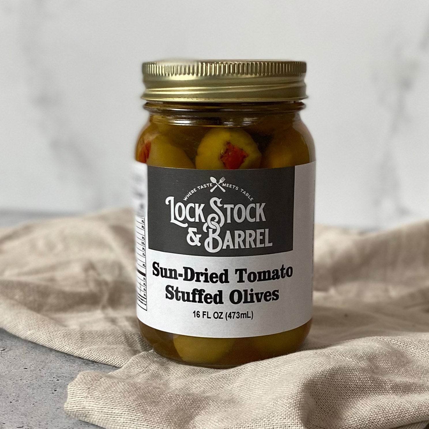 Sun-Dried Tomato Stuffed Olives