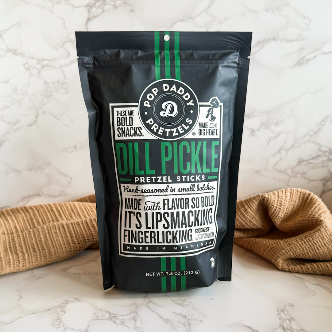 Dill Pickle Seasoned Pretzels