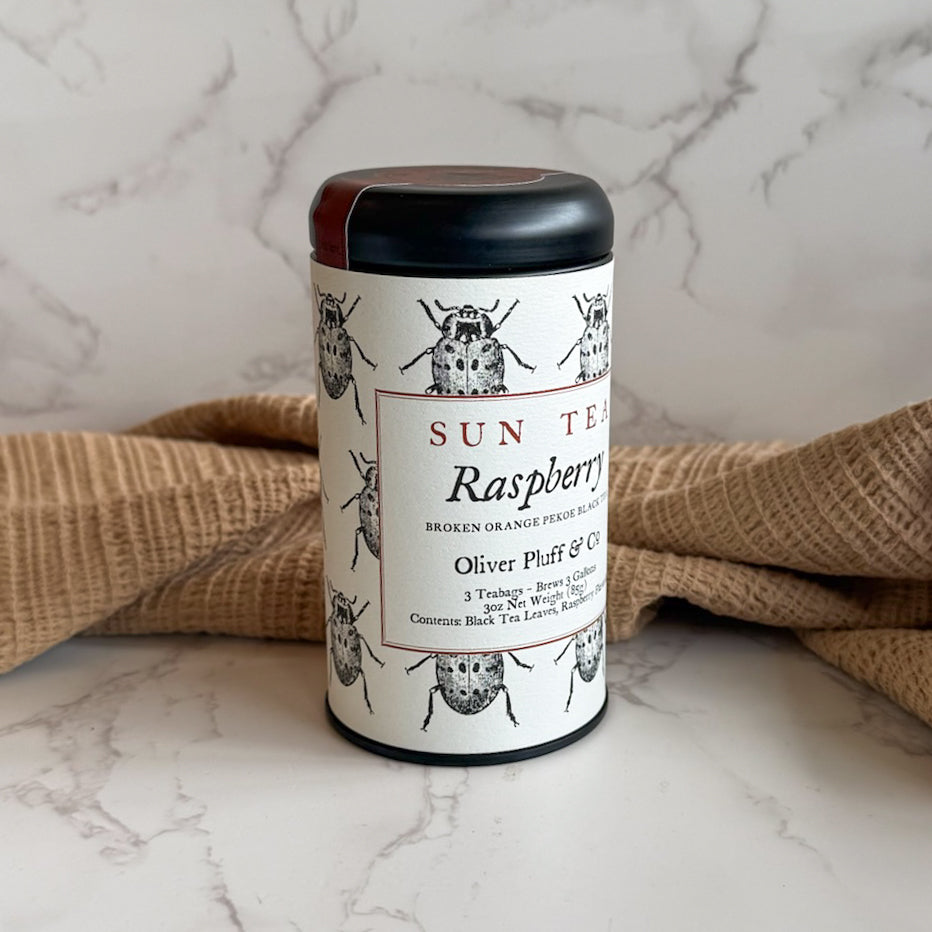Raspberry Sun Tea