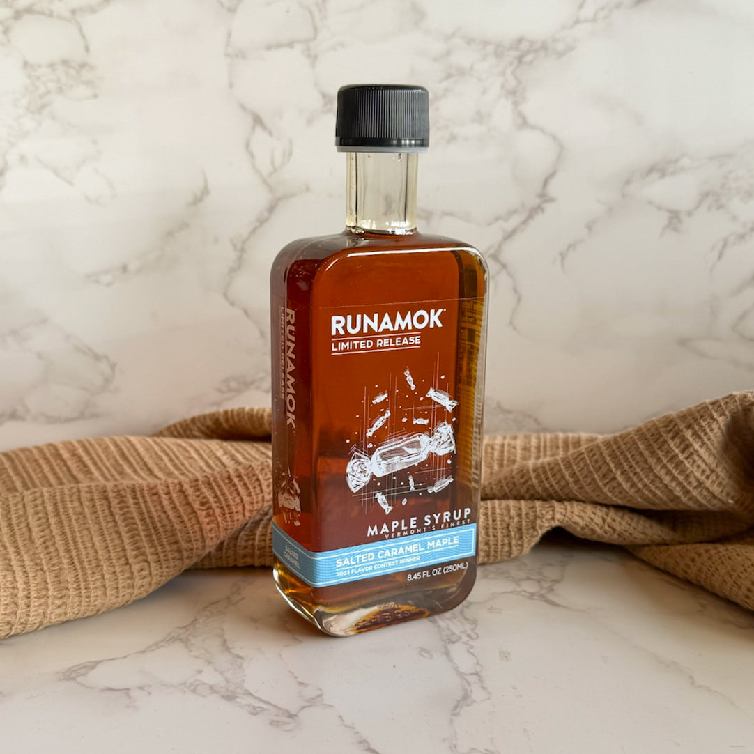 Salted Caramel Infused Maple Syrup