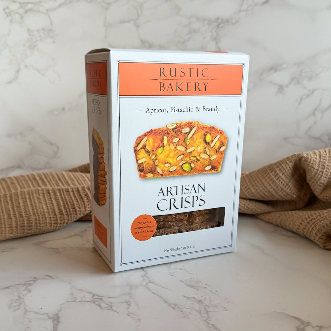 Apricot, Pistachio & Brandy Artisan Crisps