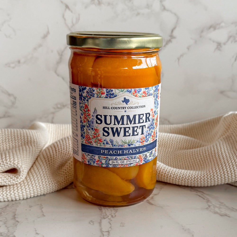 Summer Sweet Peach Halves