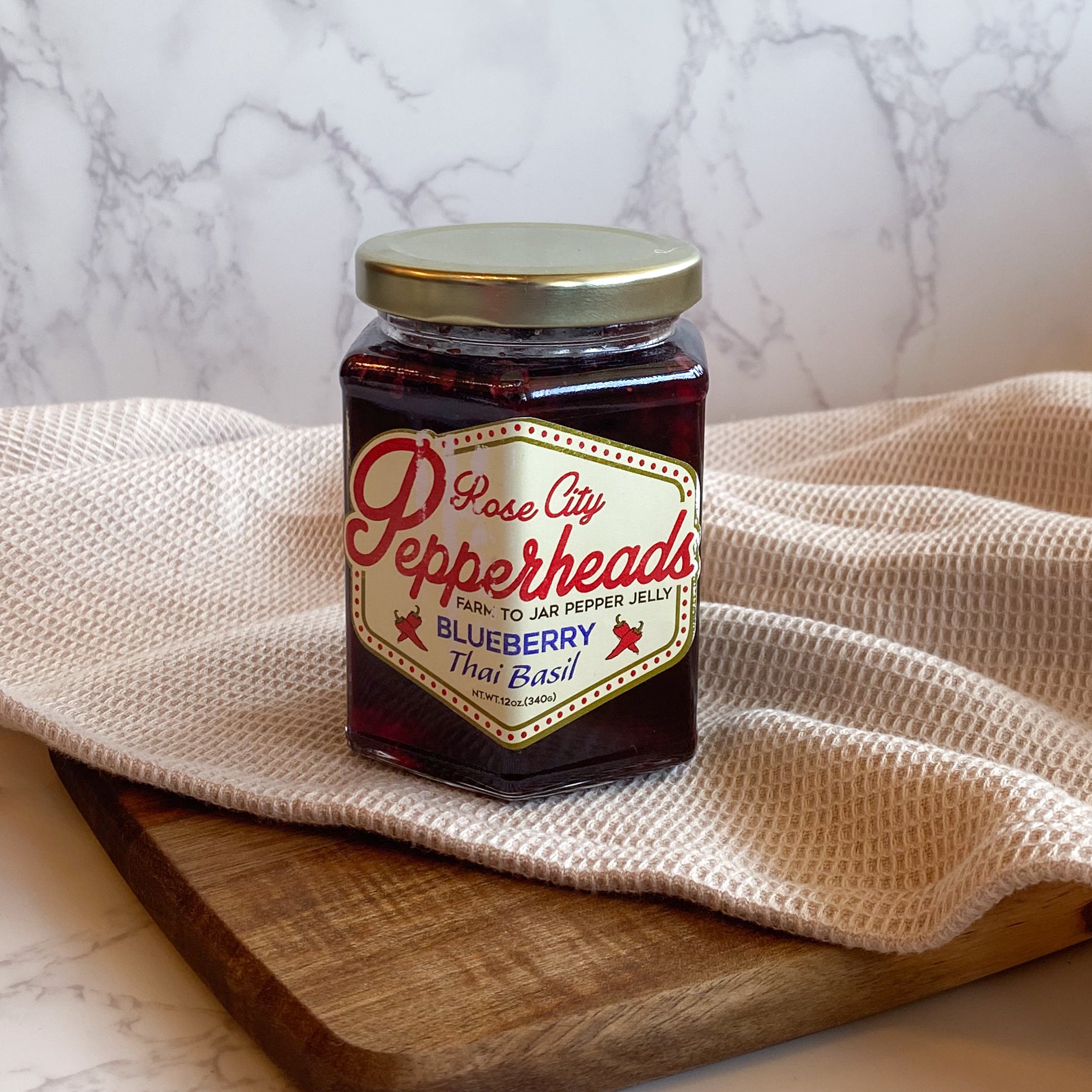 Blueberry Thai Basil Pepper Jelly
