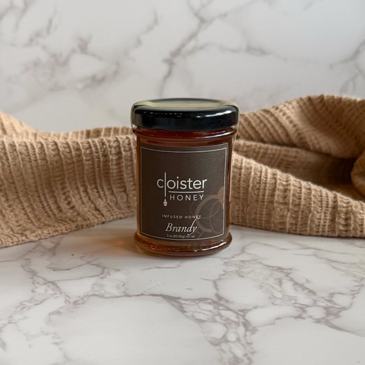 Brandy Infused Honey Mini 3 oz. Jar