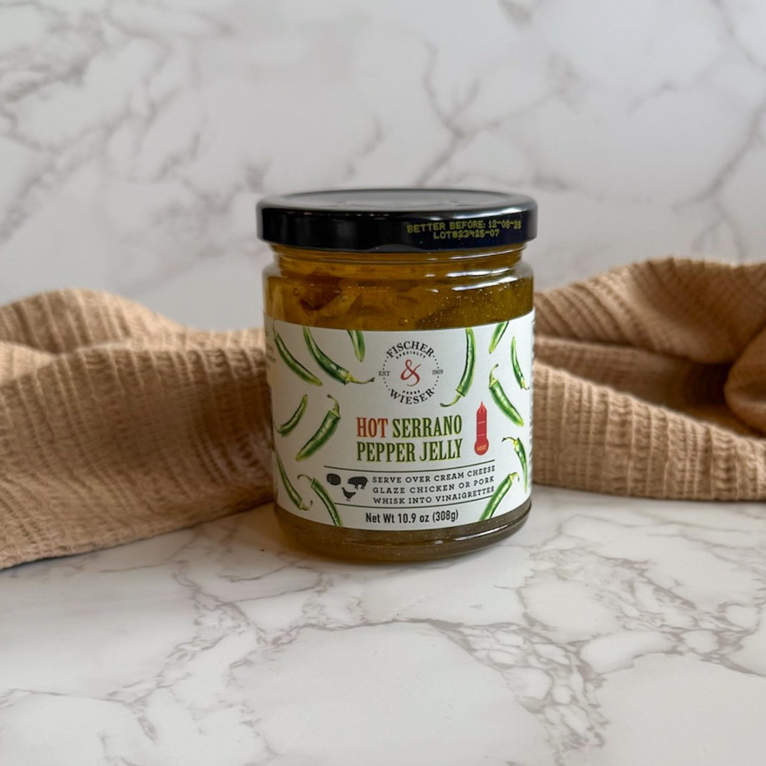 Hot Serrano Pepper Jelly