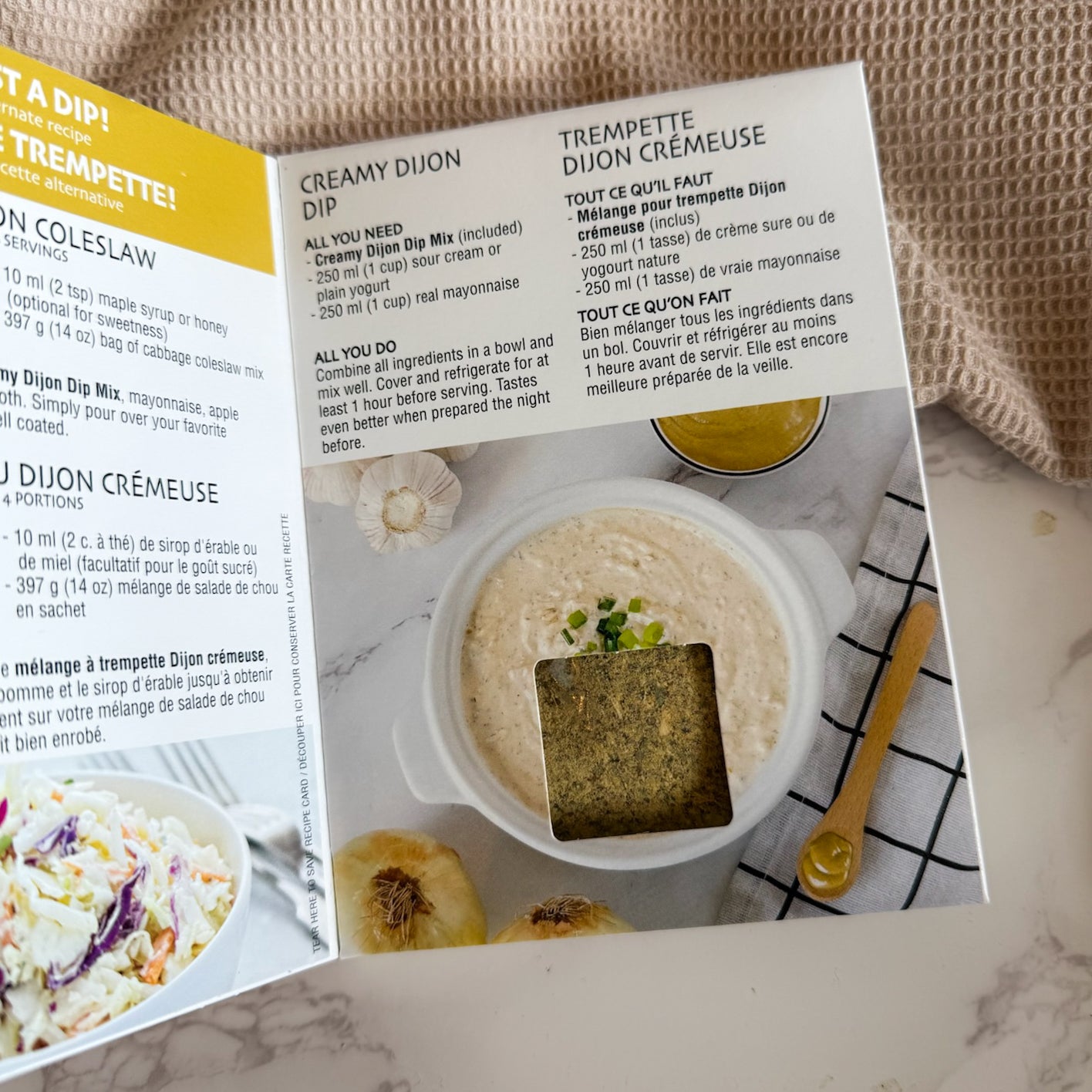 Creamy Dijon Chilled Dip Mix
