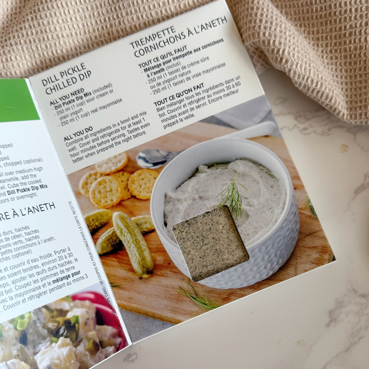 Dill Pickle Chilled Dip Mix