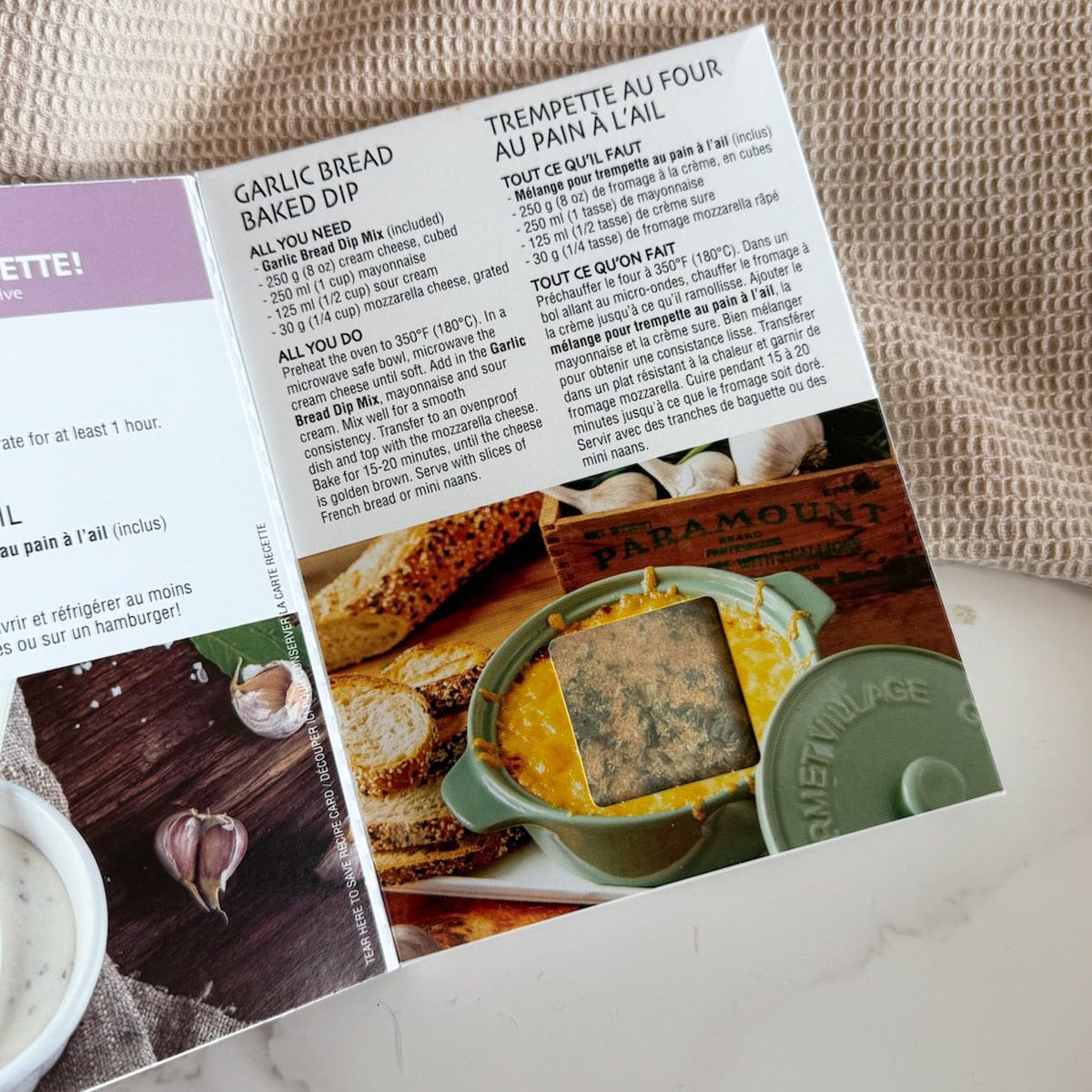 Garlic Bread Baked Dip Mix – Lock, Stock & Barrel