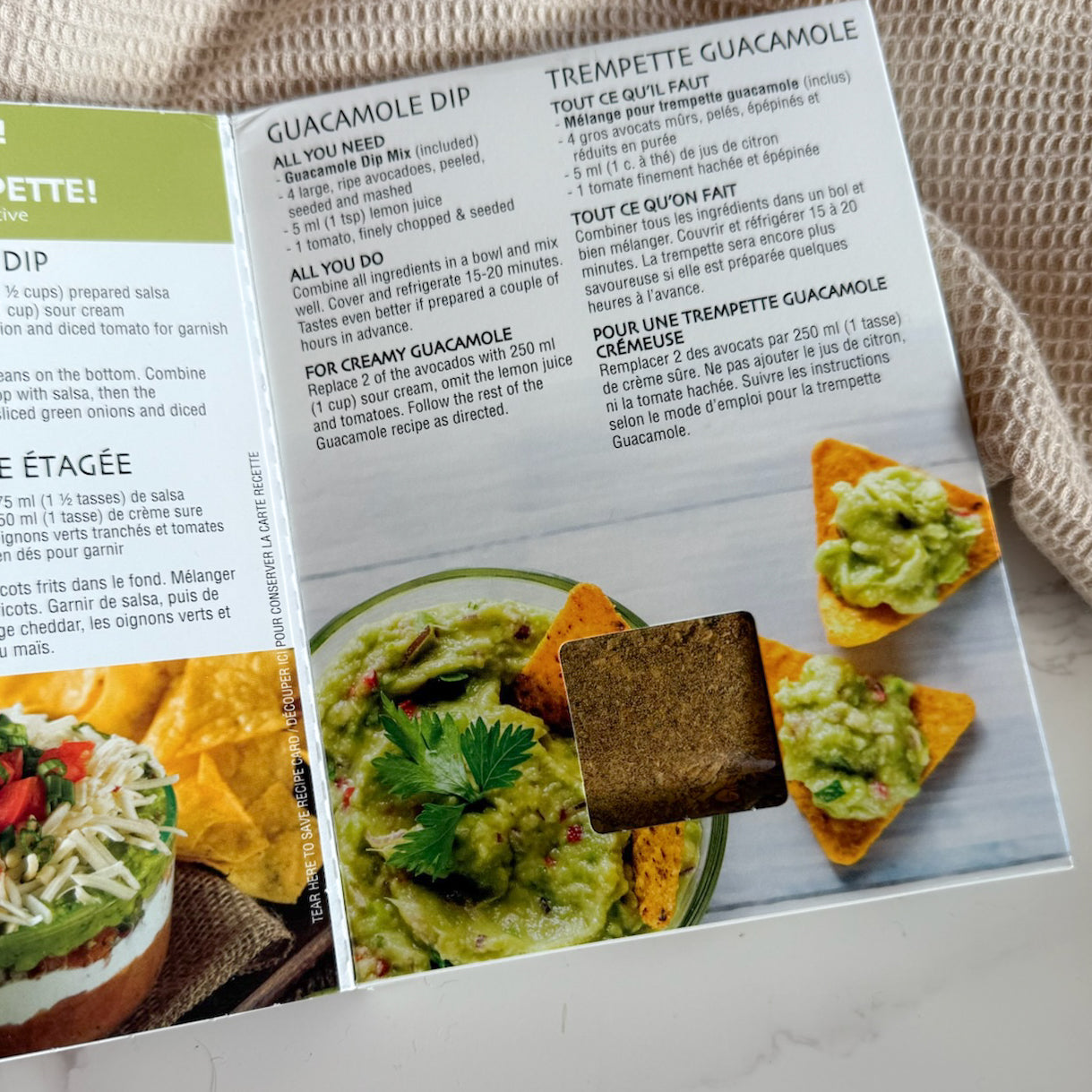 Guacamole Chilled Dip Mix
