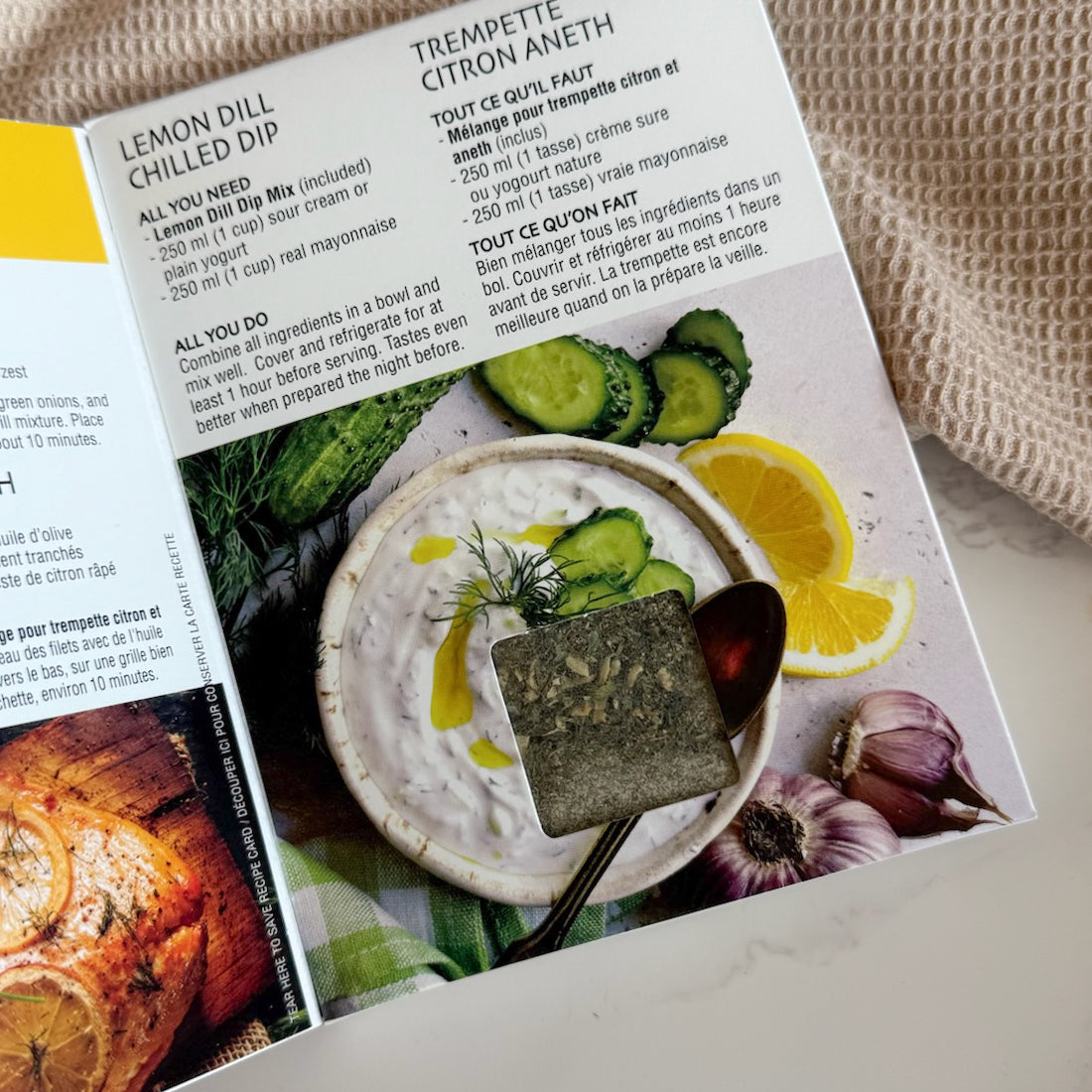 Lemon Dill Chilled Dip Mix