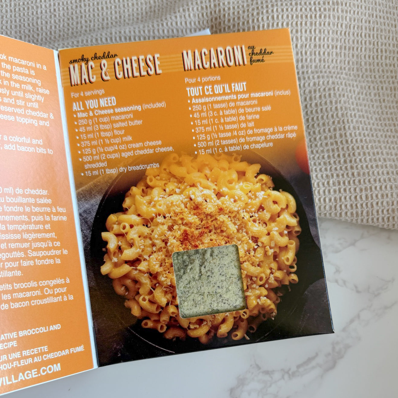 Smoky Cheddar Mac & Cheese Seasoning