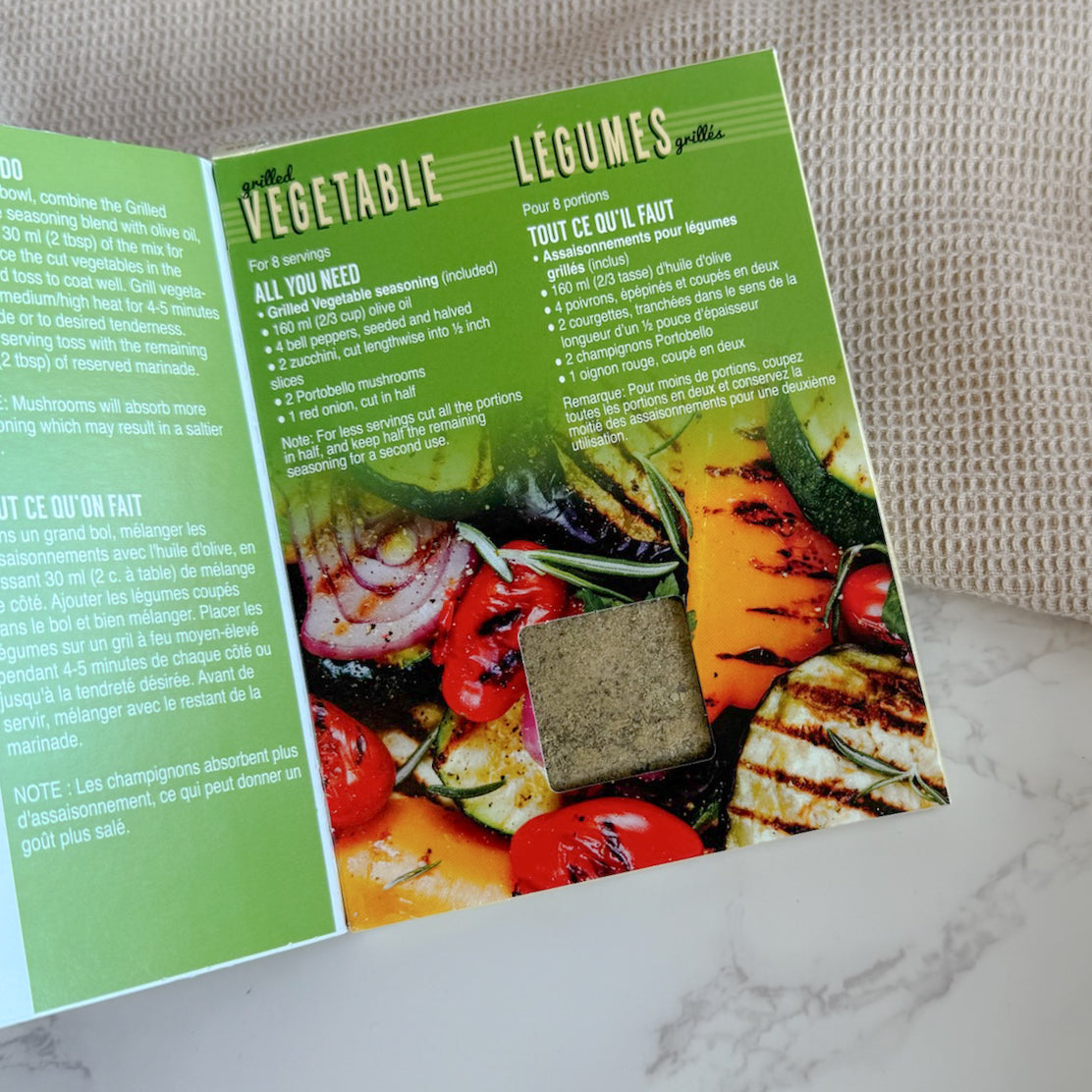 Grilled Vegetable Seasoning