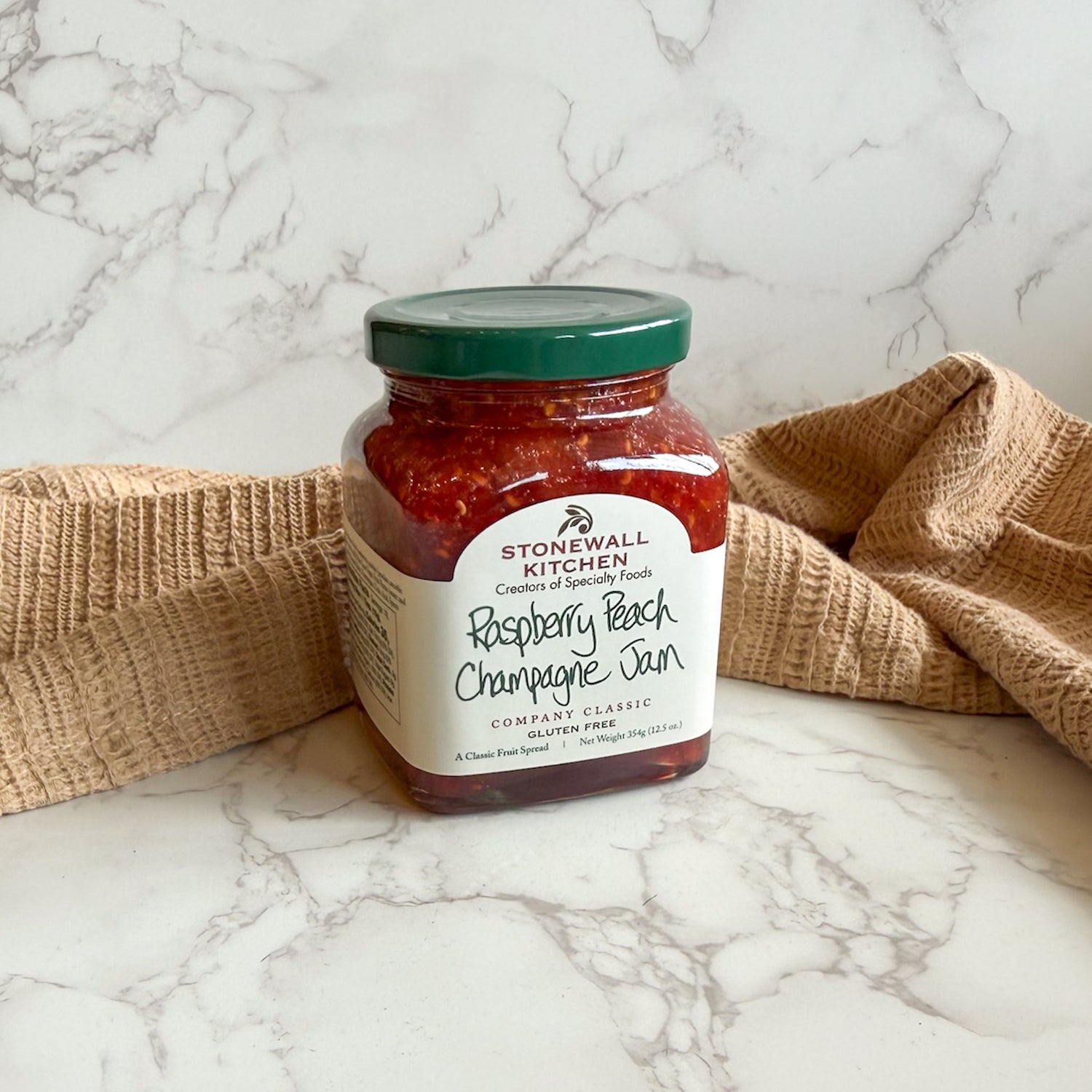 Raspberry Peach Champagne Jam