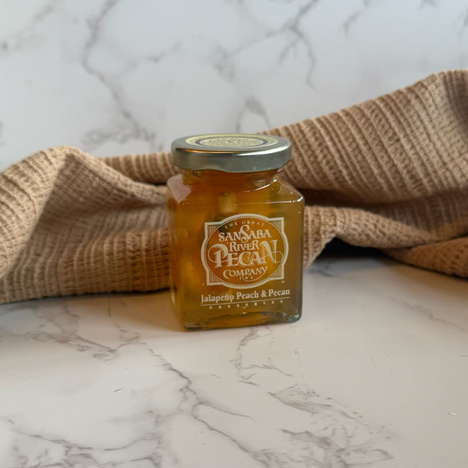 Jalapeno Peach Pecan Preserves 5oz.
